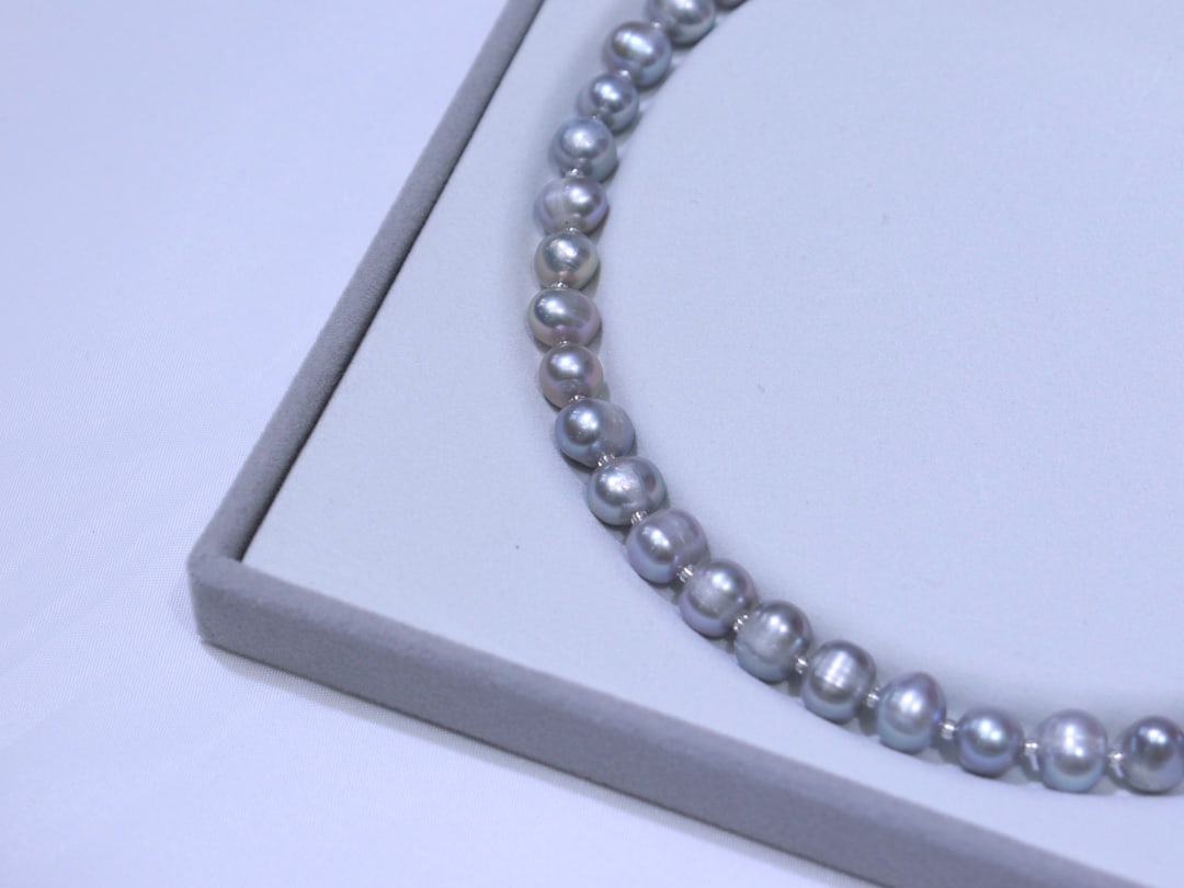 Gray Pearl Necklace - 2