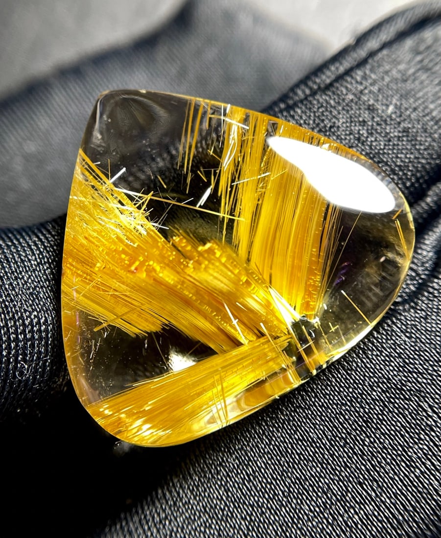 Natural Rutilated Quartz Pendant - 2