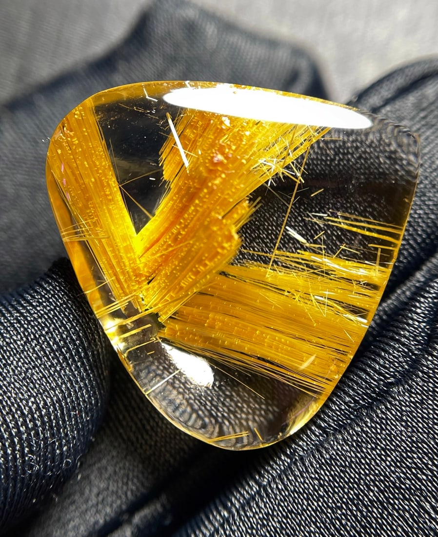 Natural Rutilated Quartz Pendant - 3