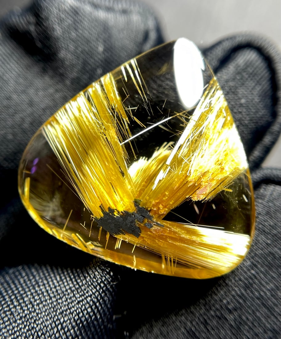 Natural Rutilated Quartz Pendant - 4