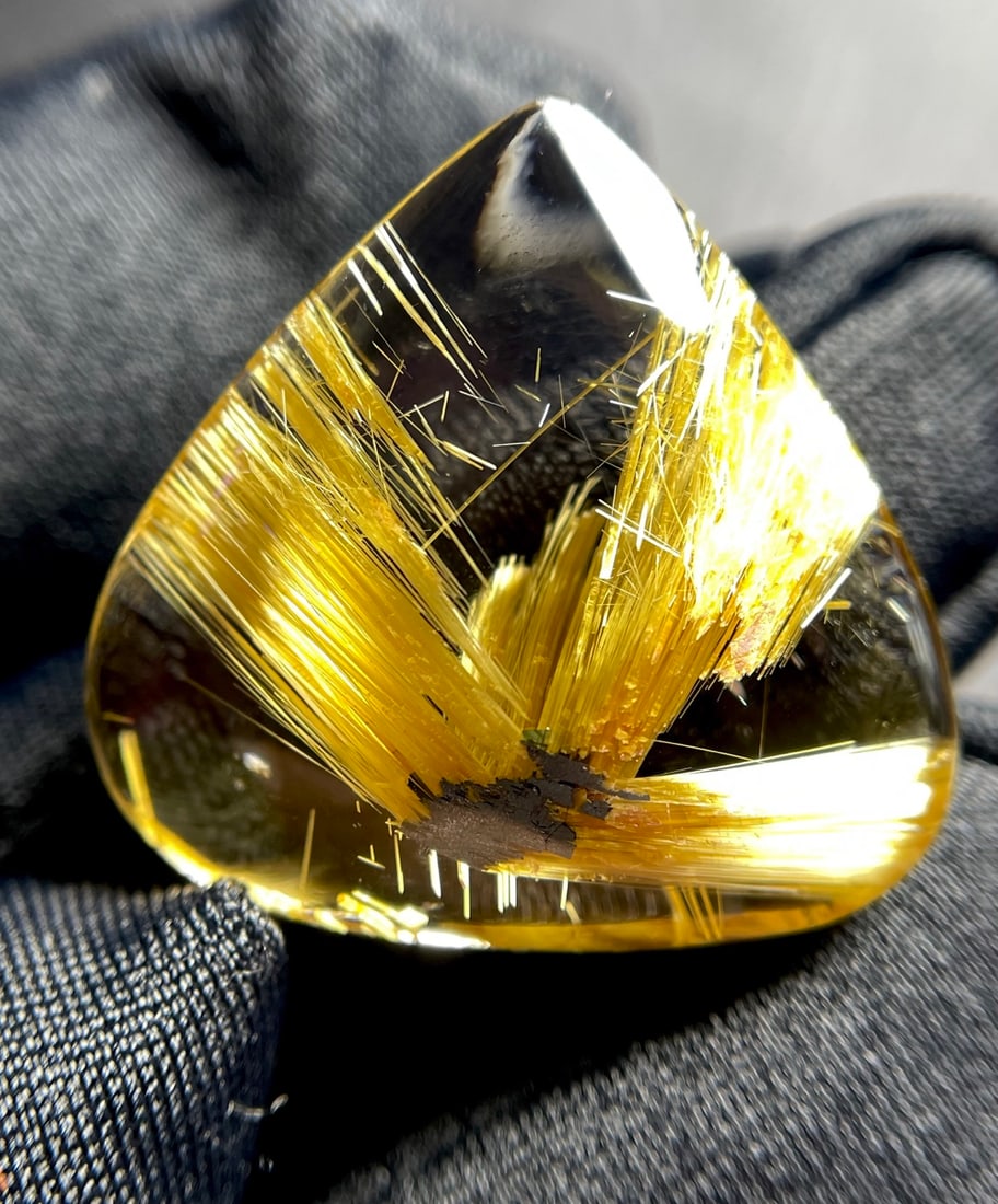 Natural Rutilated Quartz Pendant - 5