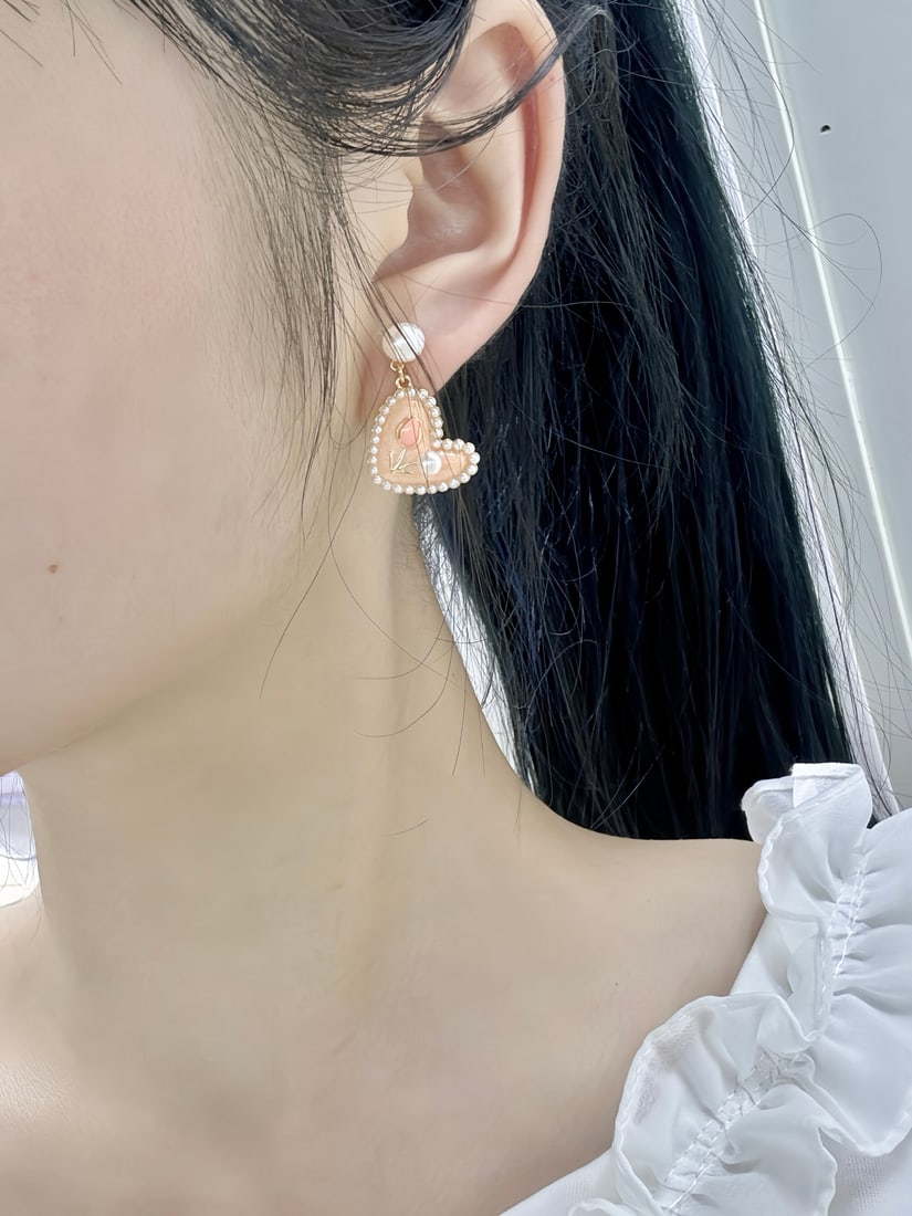 Pearl Pendant Earrings - 6