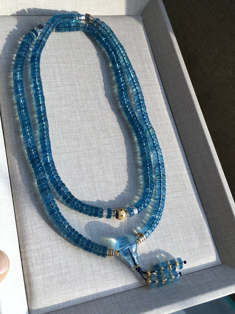 Aquamarine Necklace - 4