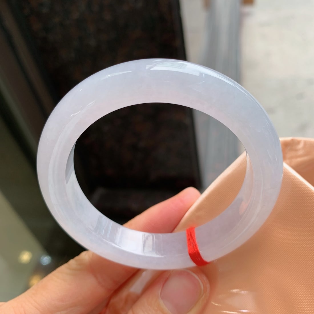 Ice Jadeite Bangle - 9