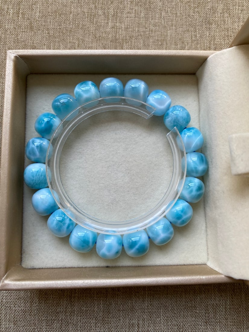 Natural Larimar Bracelet - 4