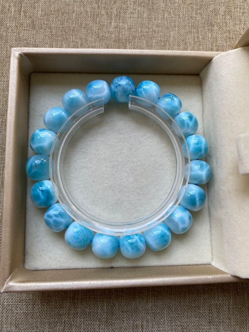 Natural Larimar Bracelet - 5