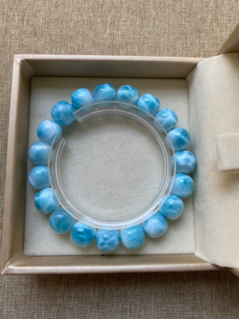 Natural Larimar Bracelet - 6