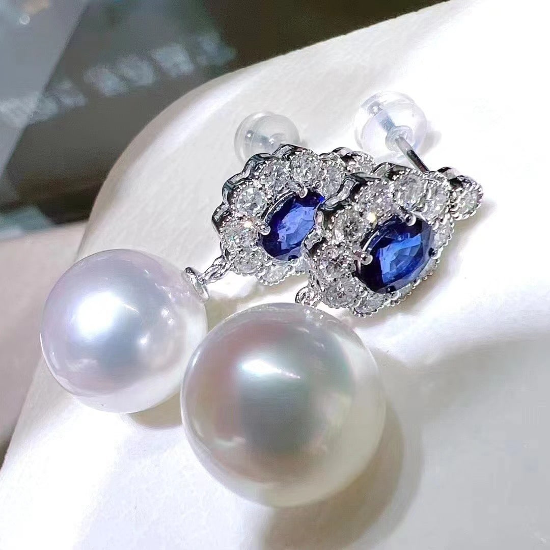 S925 Silver Pearl Earrings - 2