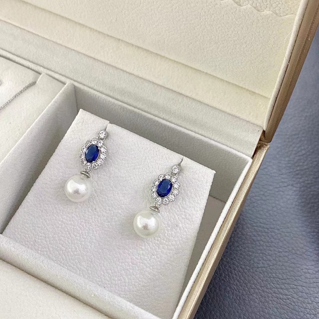S925 Silver Pearl Earrings - 6