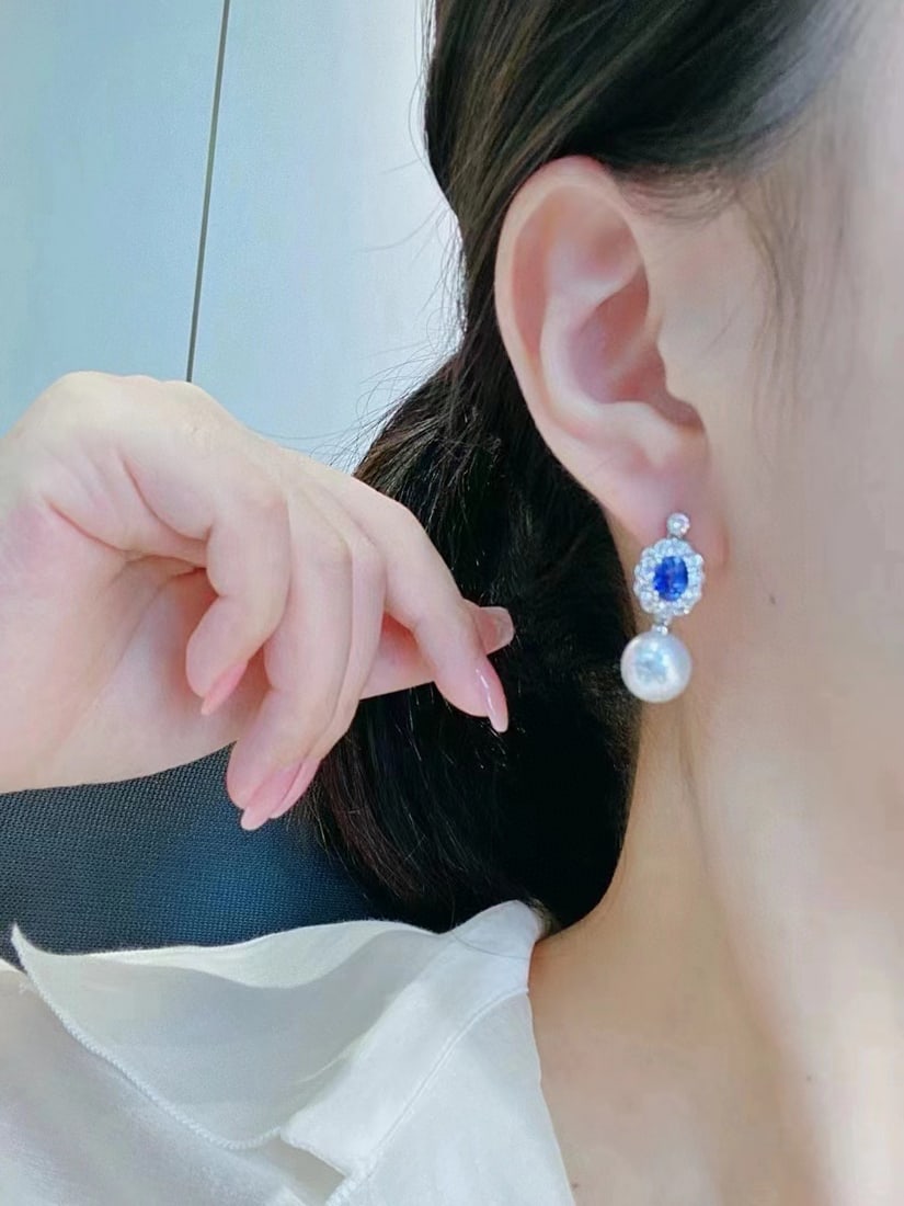 S925 Silver Pearl Earrings - 7