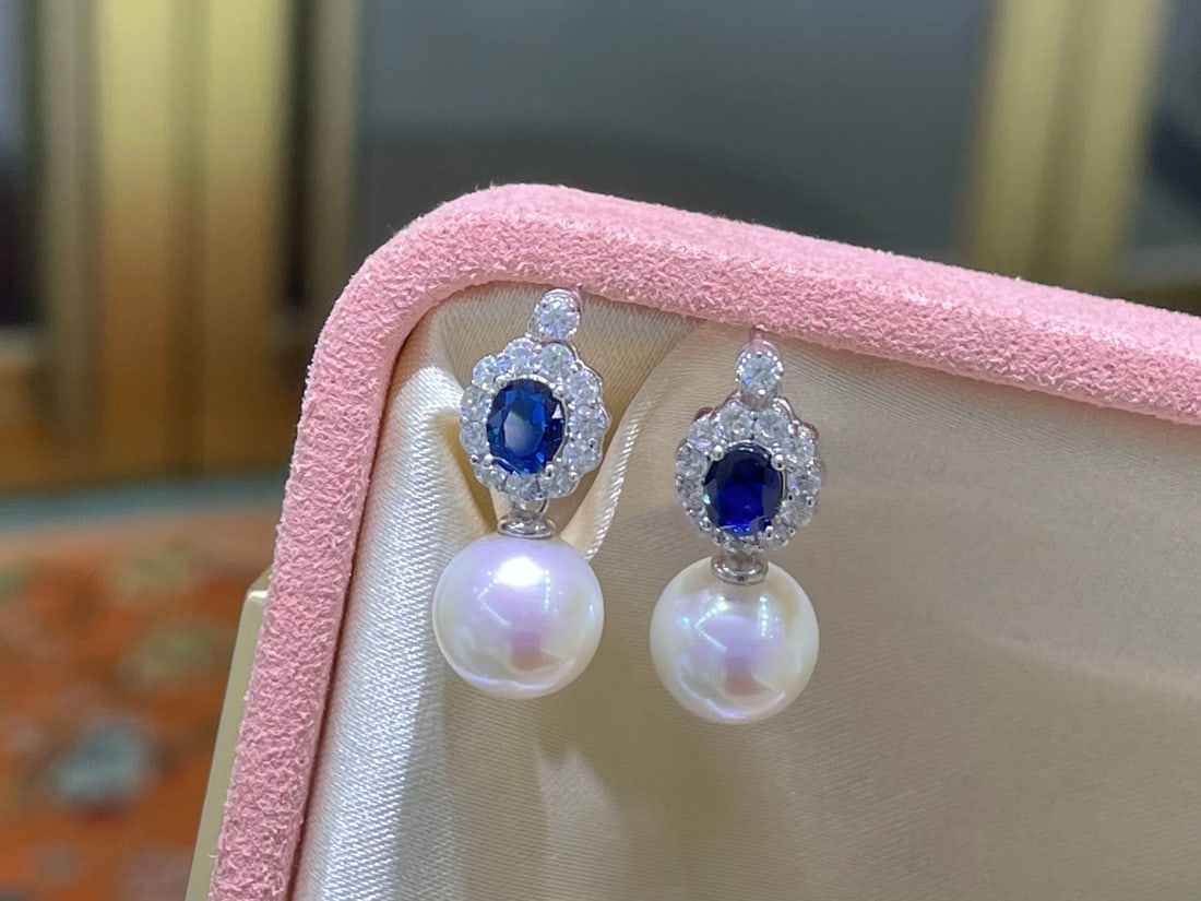 S925 Silver Pearl Earrings - 9
