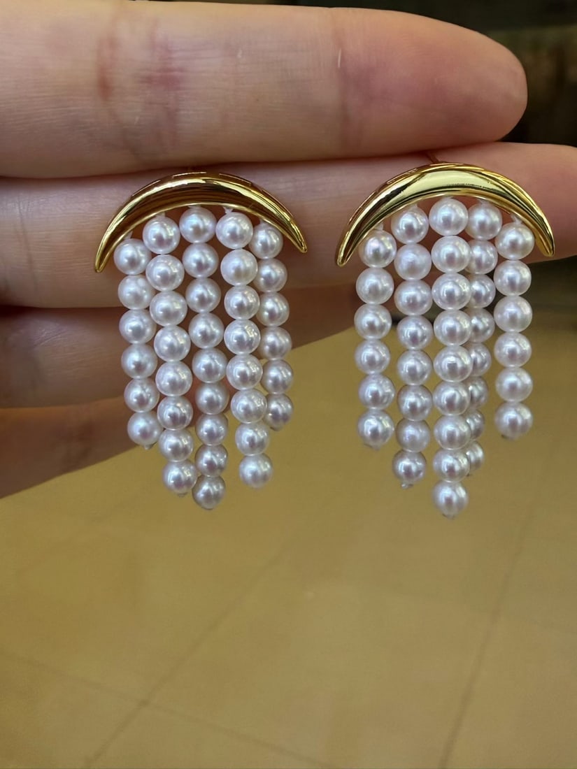 Pearl earrings - 4