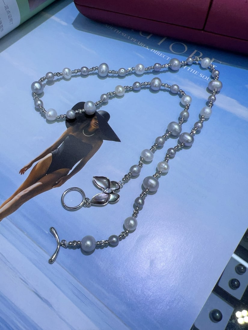 Natural Pearl Necklace - 4