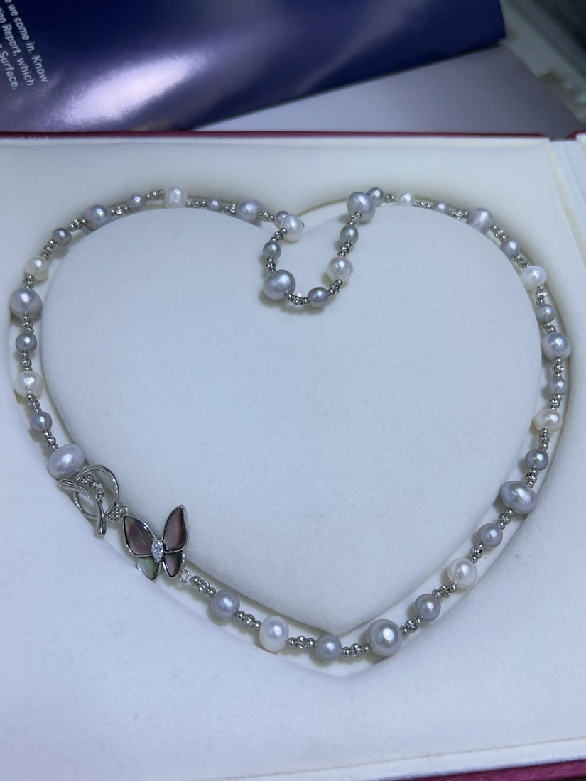 Natural Pearl Necklace - 6