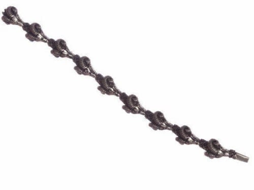 Sterling Silver Multiple Ram Head Coil Bracelet w/ Antique Finish Alberto Juan - 4