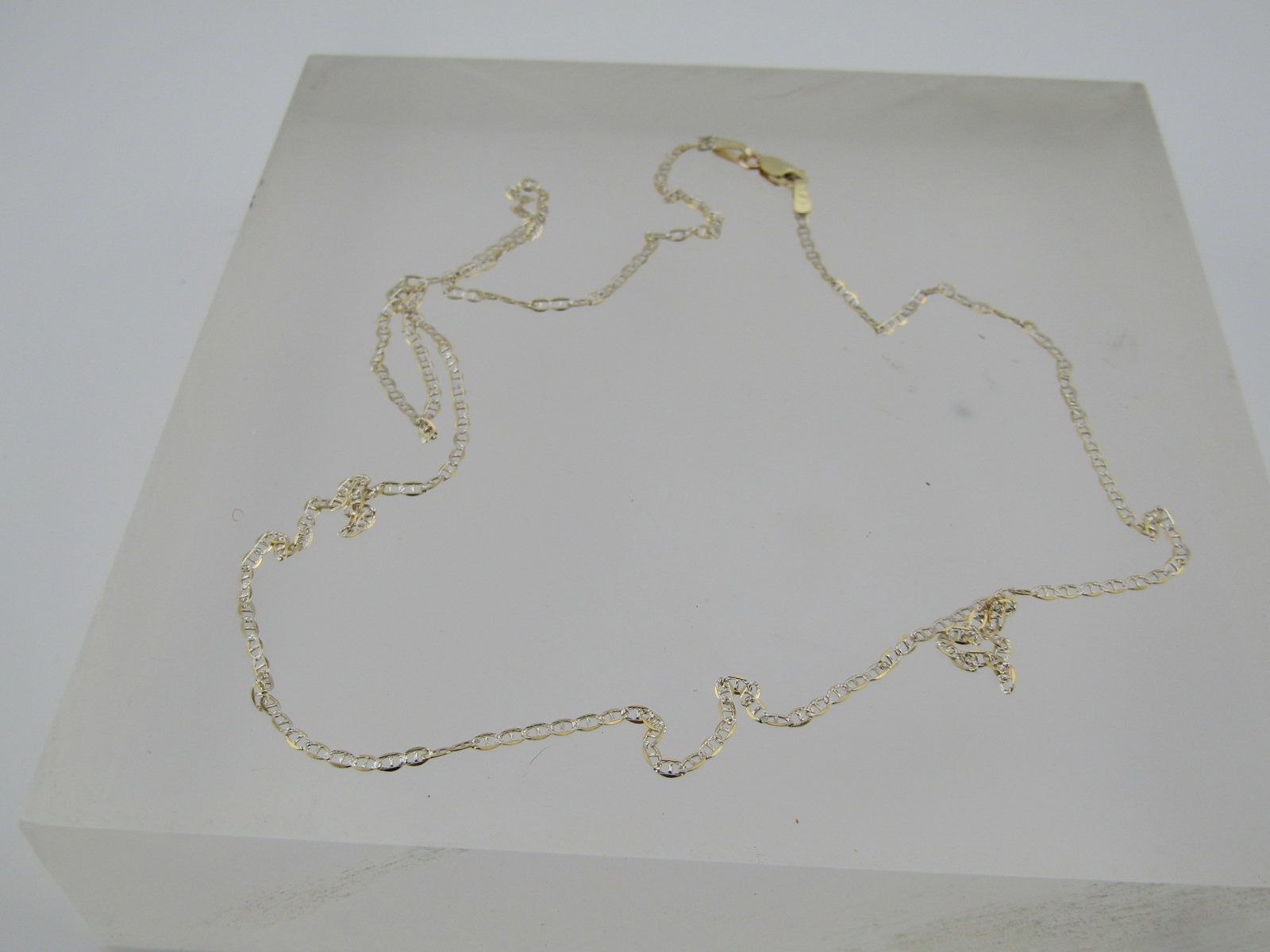 10kt Mariner Link Necklace, 20", New, Unisex - 5