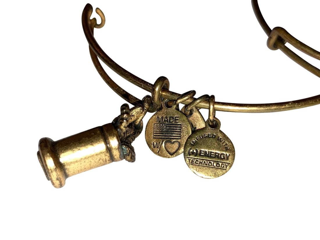 Alex and Ani Goddaughter Flower Compass and Charms Bracelets - 4