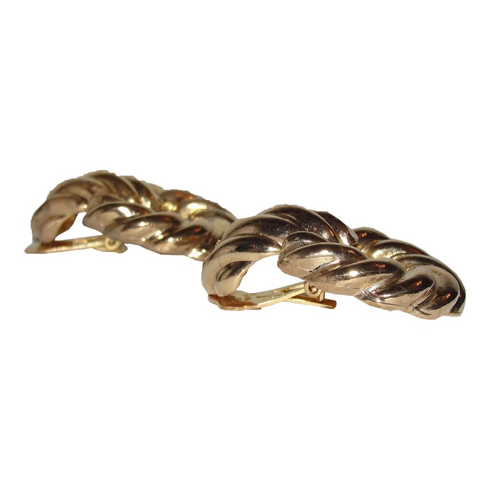 Kenneth Jay Lane Rope Door Knocker Earrings - 4