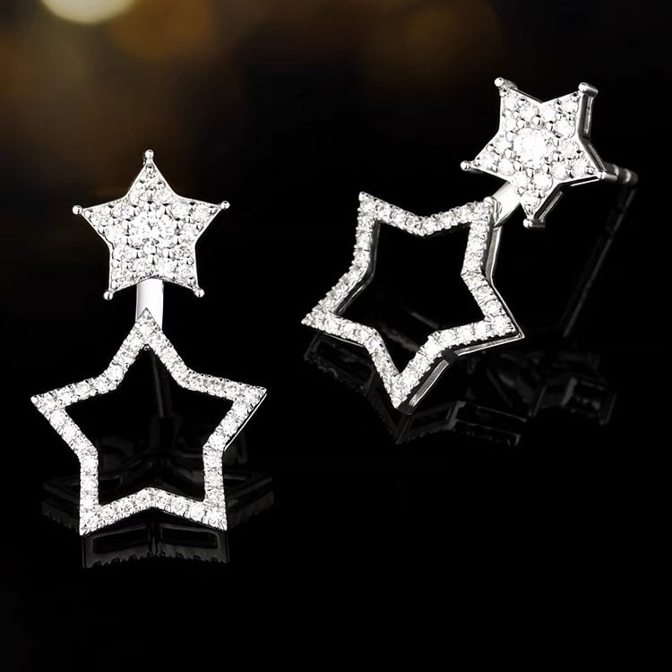 14K GOLD 0.52 CT NATURAL H DIAMOND EARRINGS: Title:14K GOLD 0.52 CT NATURAL H DIAMOND EARRINGS Description:Ref:230678076Gold Content:14K GoldMain Gemstone:DiamondShape:RoundCarat Weight:0.52ct Clarity Grade:VS2Color:HTreatment:NaturalCut