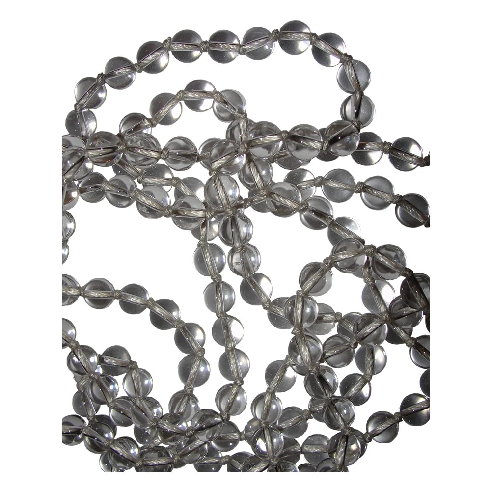 Rock Crystal Quartz Beaded Flapper Rope Necklace Alberto Juan - 6