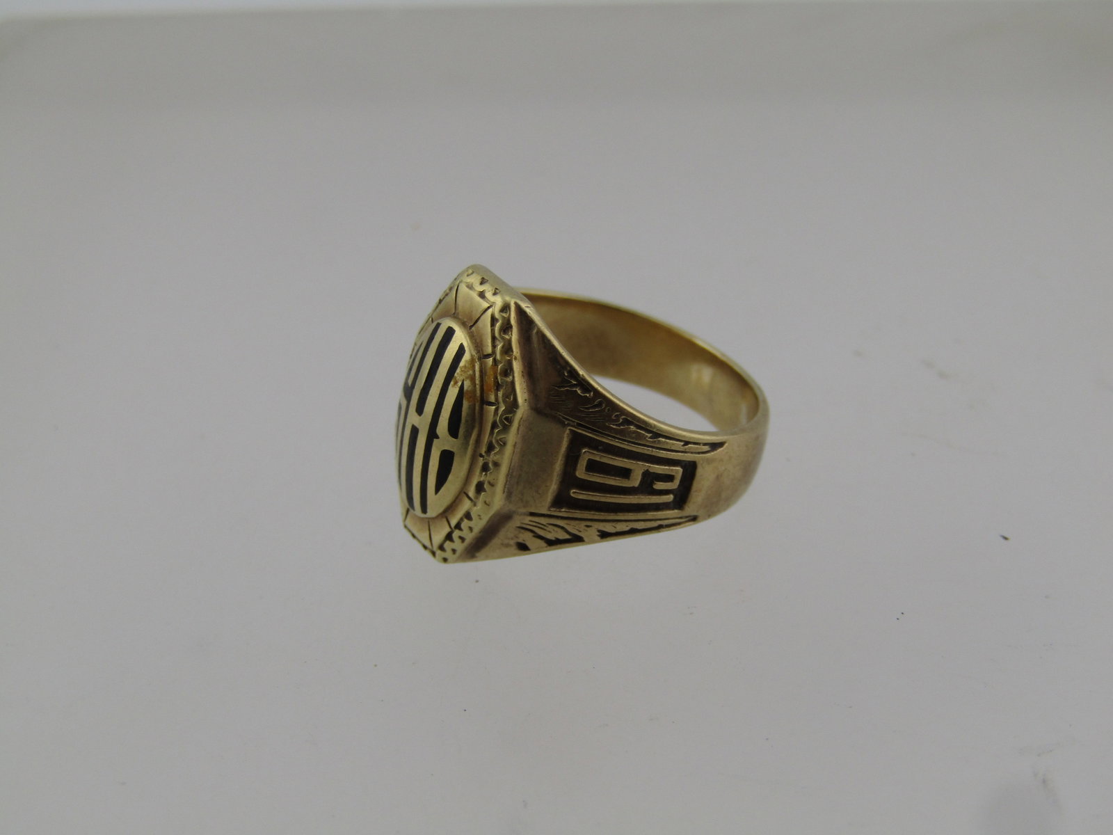 Vintage 10kt BHS Class Ring, 1930's, Sz. 5, 6.23 grams - 4