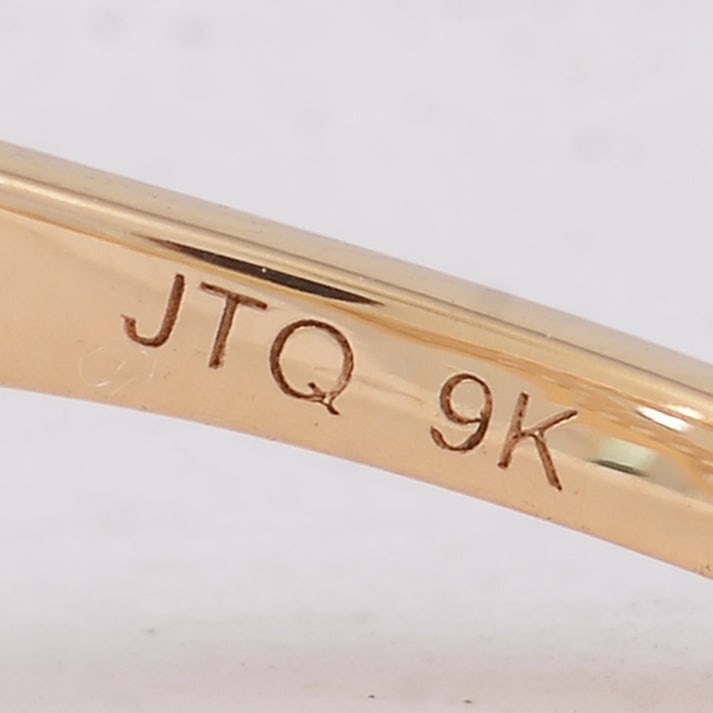 2.49 Ct Oval Tourmaline 9K Gold Ring - 5