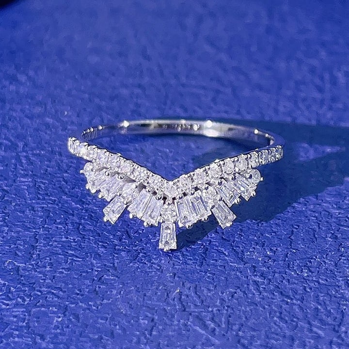 14K GOLD 0.40 CTW NATURAL H DIAMOND RING (1 of 6)