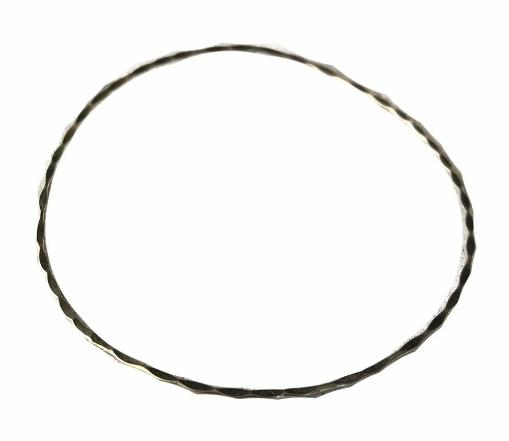 Pre Owned Mexican Sterling Silver Bangle Bracelet - 4