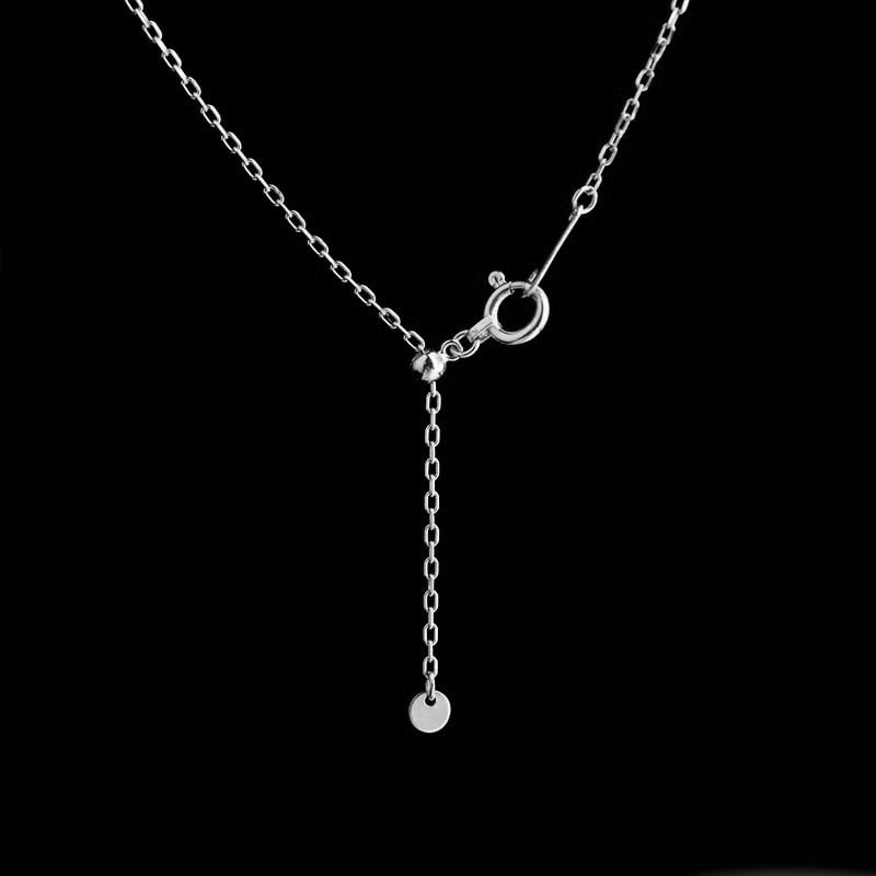 14K GOLD 1.0 CT NATURAL H DIAMOND NECKLACE - 3