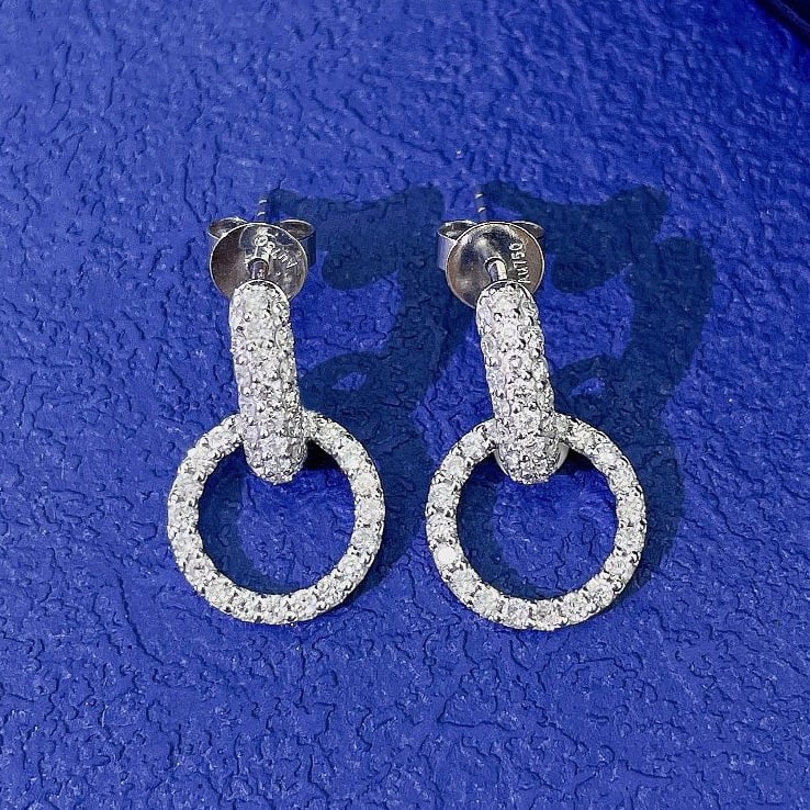 14K GOLD 0.56 CT NATURAL H DIAMOND EARRINGS: Title:14K GOLD 0.56 CT NATURAL H DIAMOND EARRINGS Description:Ref:230678117Gold Content:14K GoldMain Gemstone:DiamondShape:RoundCarat Weight:0.56ct Clarity Grade:VS2Color:HTreatment:NaturalCut