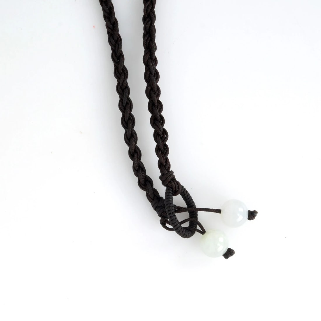 Chinese Carved Jadeite Pendant Necklace - 5