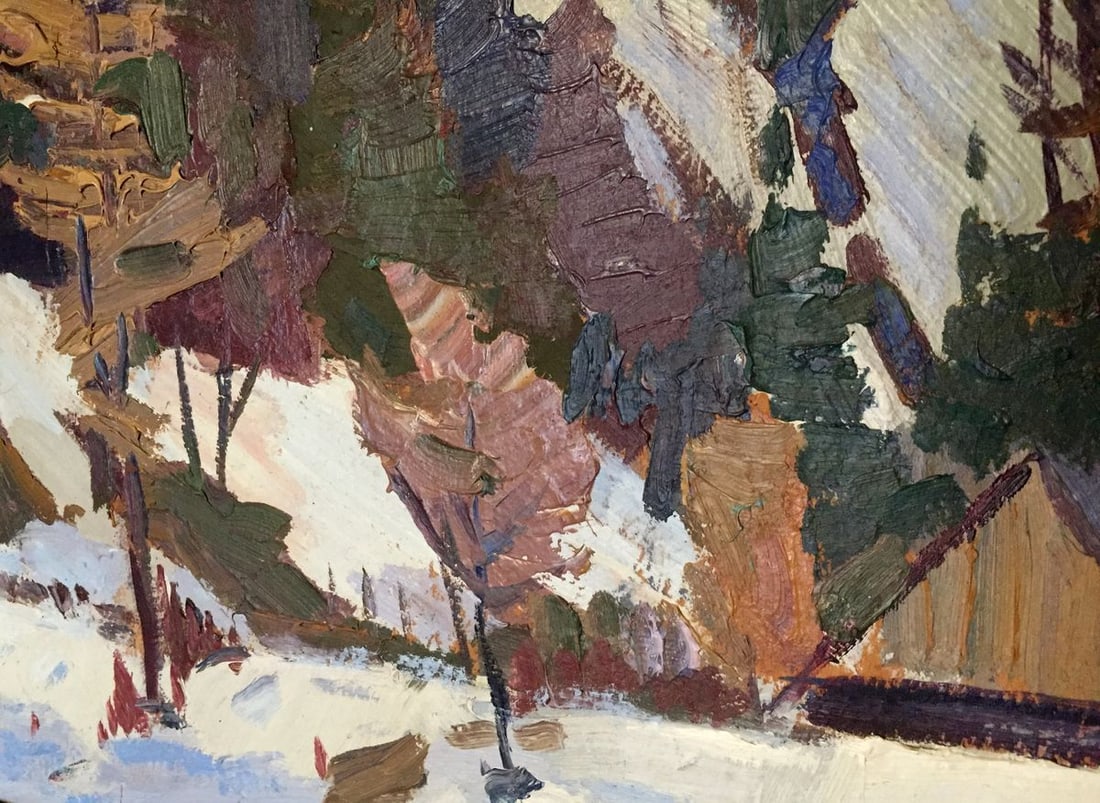 Oil painting Lonely house in the forest Kharchenko Vladimir Ivanovich - 5