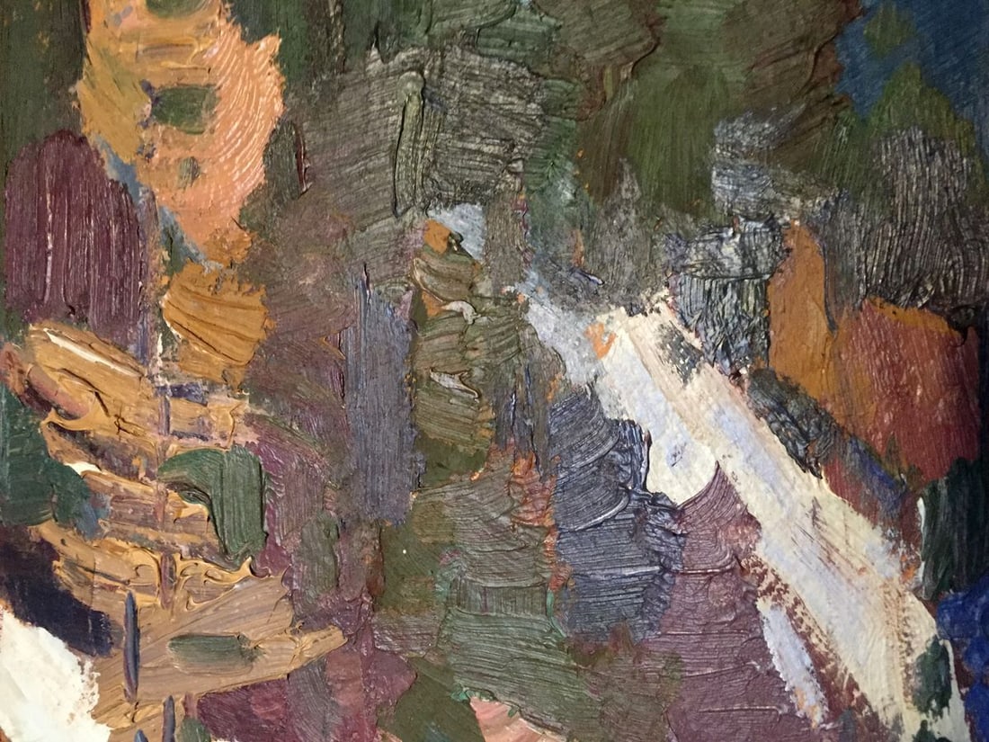 Oil painting Lonely house in the forest Kharchenko Vladimir Ivanovich - 6
