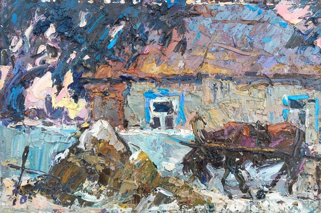 Oil painting From the road Kalenyuk Alex (1 of 10)