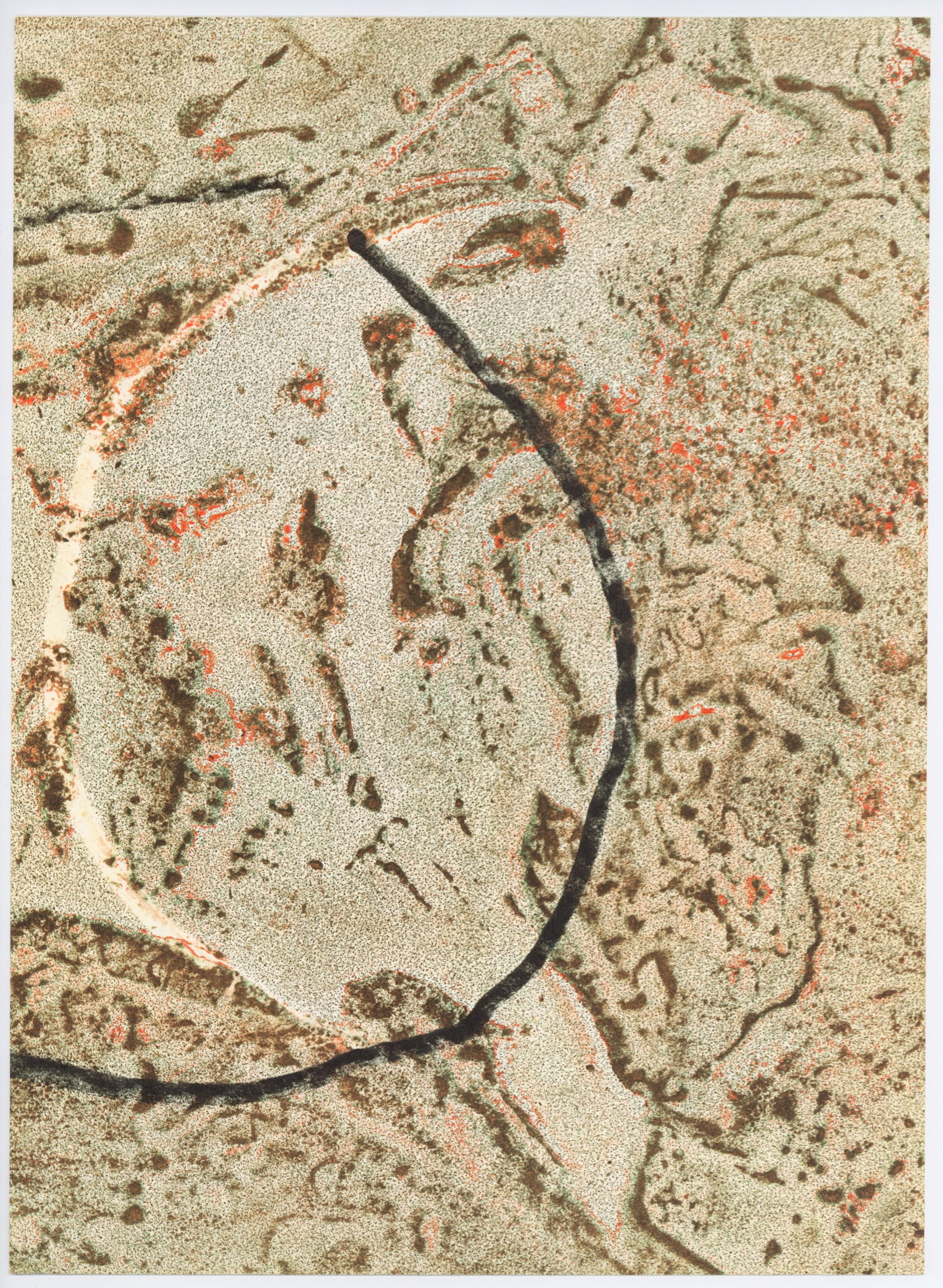 Francois Fiedler lithograph, 1974: Title: Francois Fiedler lithograph, 1974 Description: Medium: offset lithograph (after the painting). Printed for Derriere le Miroir in 1974 (issue number 211) and published in Paris by the Maeght