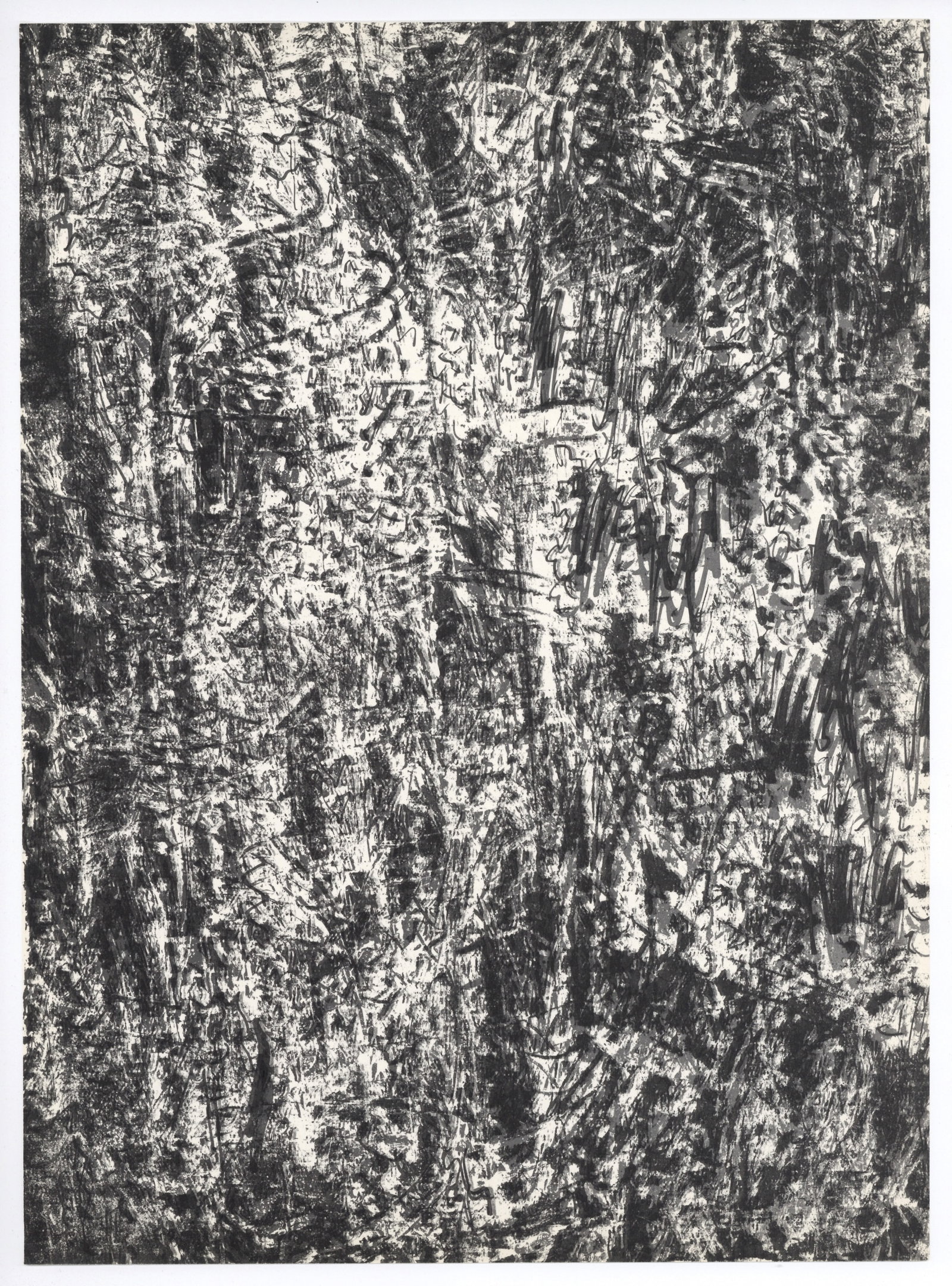 Francois Fiedler original lithograph, 1960: Title: Francois Fiedler original lithograph, 1960 Description: Medium: original lithograph. Printed in 1960 for the "Poetes, Peintres, Sculpteurs" issue of the art revue Derriere le Miroir (No. 119) a