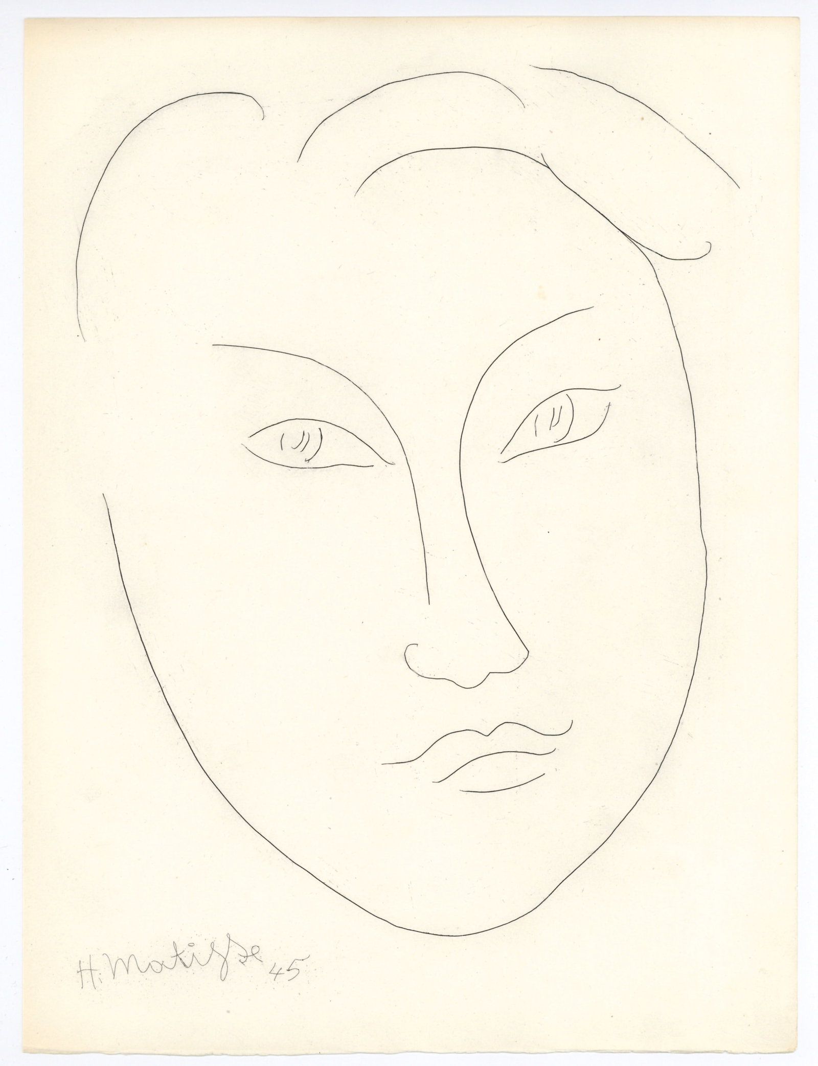 Henri Matisse original etching for Alternance (1 of 1)