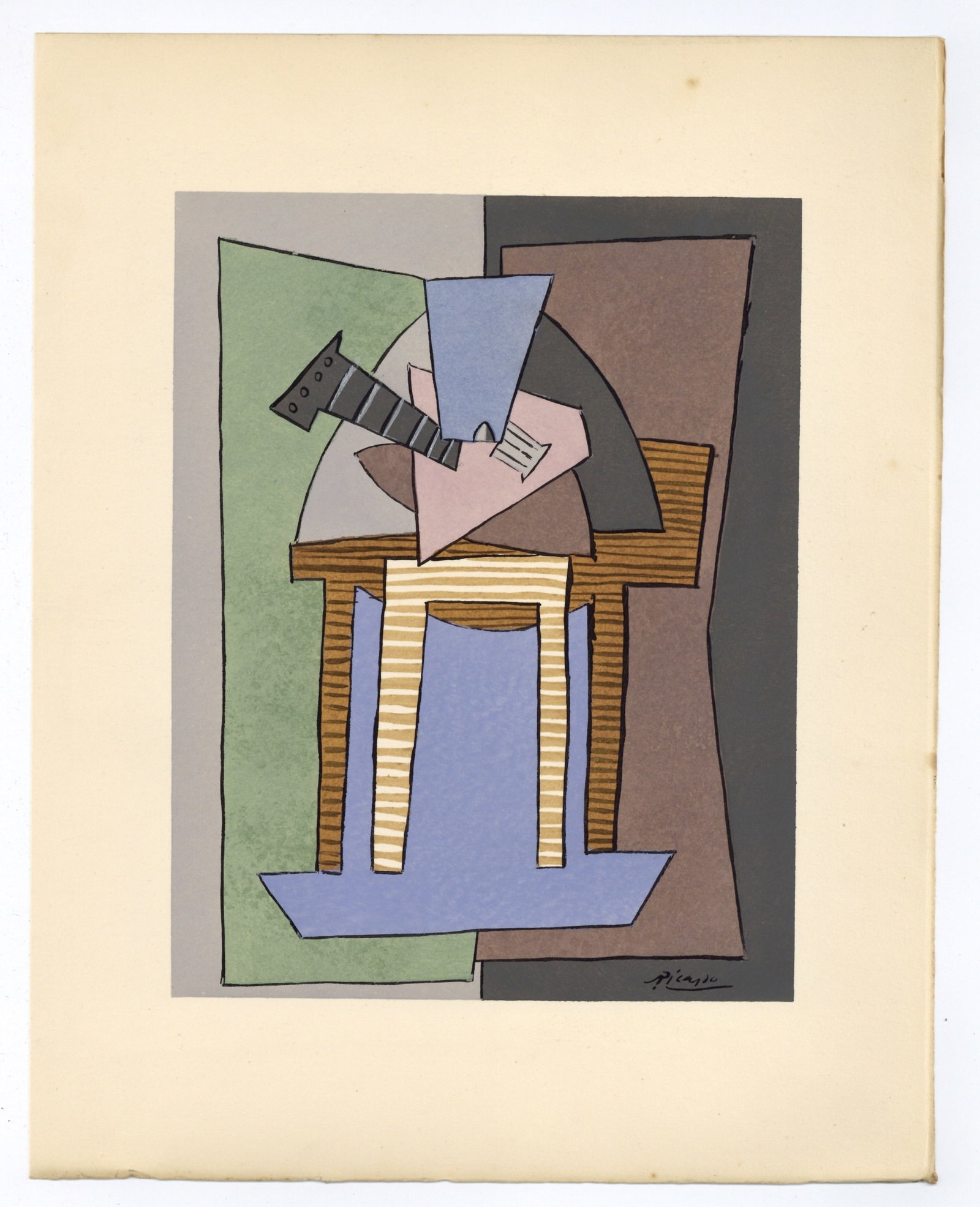 Pablo Picasso Cubist pochoir for Cahiers d'Art, 1926 (1 of 1)
