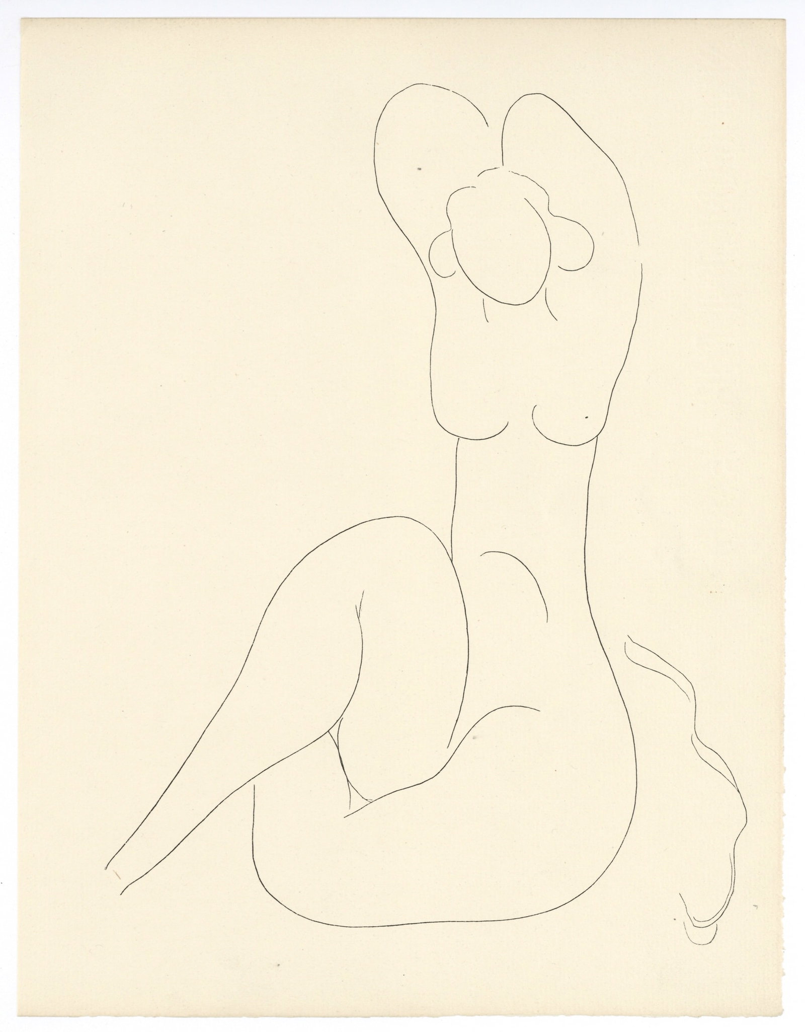 Henri Matisse engraving, 1933 | Poesies de Mallarme: Title: Henri Matisse engraving, 1933 | Poesies de Mallarme Description: Medium: engraving (after the 1932 etching for Poésies de Mallarmé). Printed in 1933 on watermarked Montgolfier laid