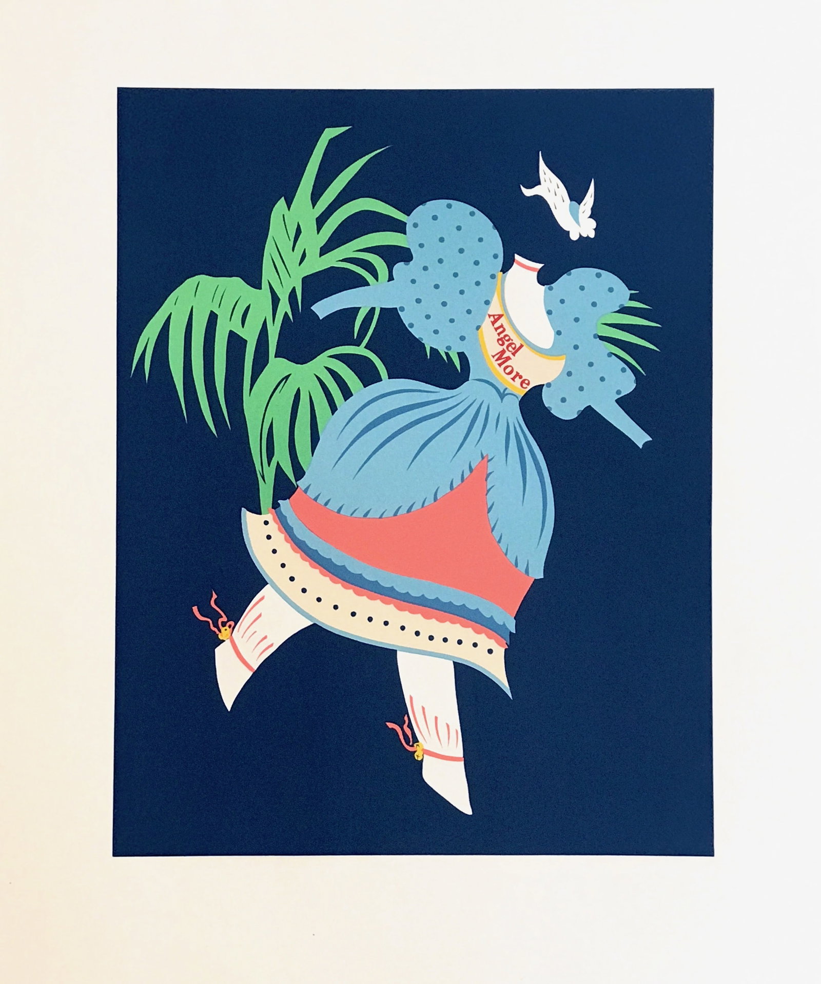 Robert Indiana original lithograph "Angel More" (1 of 1)