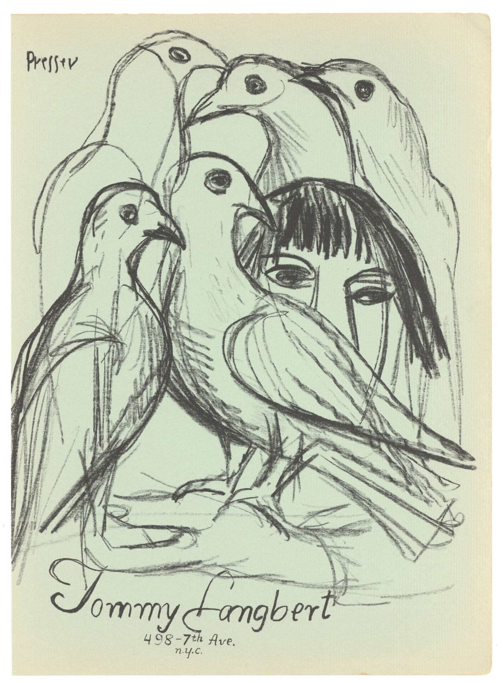 Josef Presser original lithograph (1 of 1)