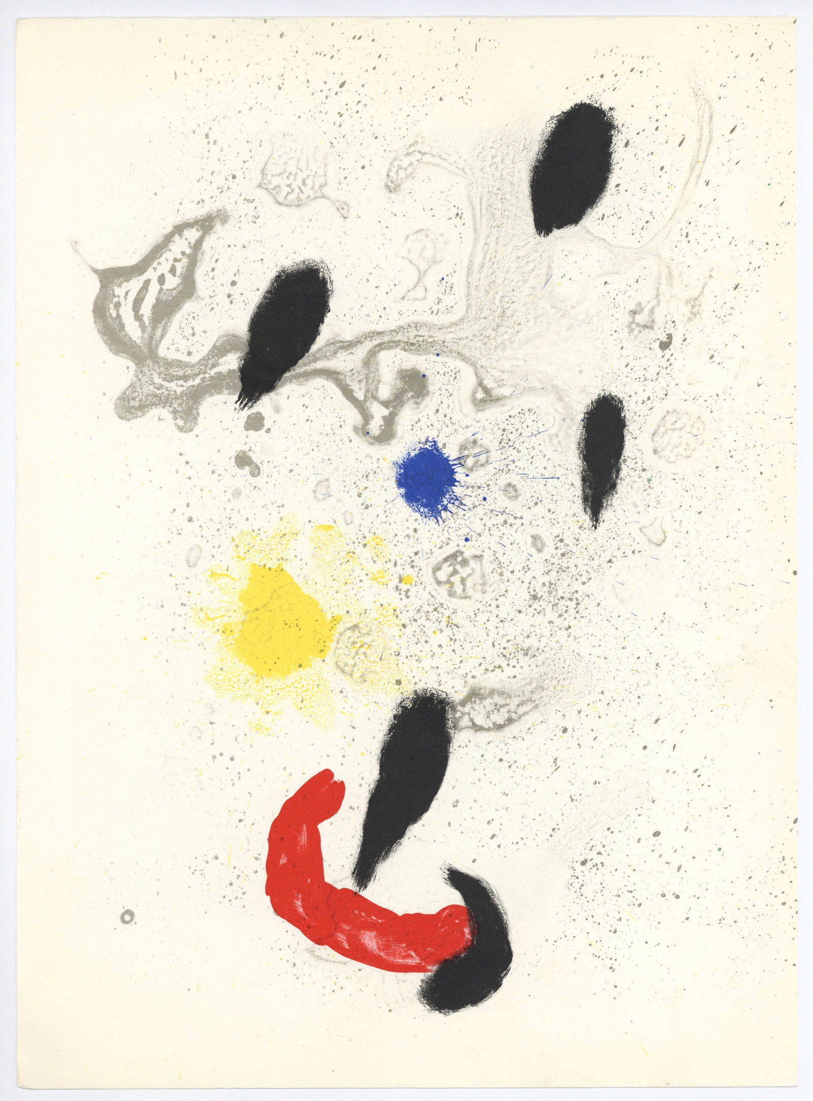 Joan Miro original lithograph (Composition I) 1963 (1 of 1)