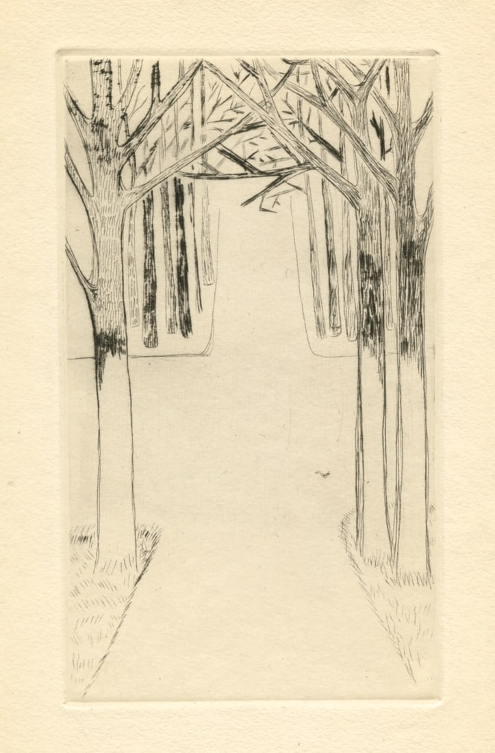 Natalia Goncharova original etching (1 of 1)
