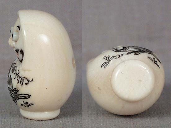 Netsuke DARUMA DOLL by RYOSHU - 5