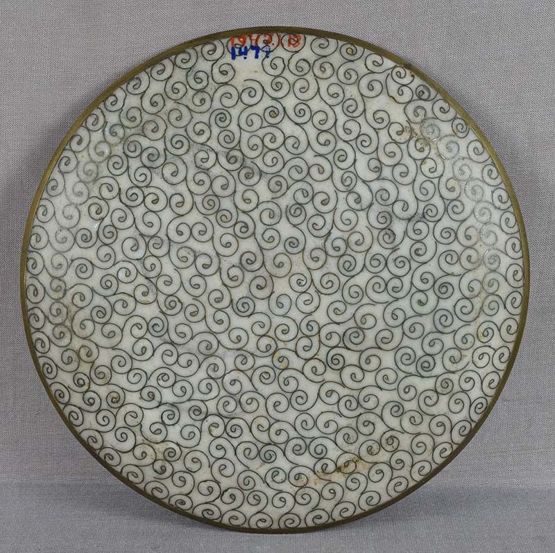 Early 19c Japanese CLOISONNE PLATE ex Rare Art Inc. - 3