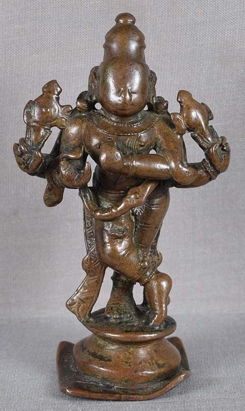 19c Indian bronze KRISHNA VENUGOPALA