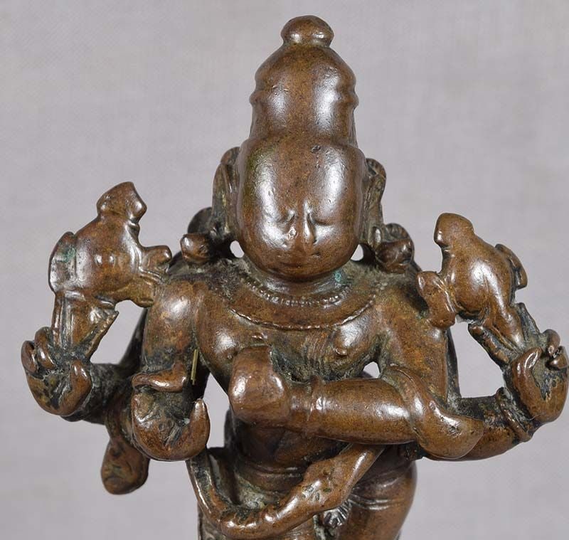 19c Indian bronze KRISHNA VENUGOPALA - 2