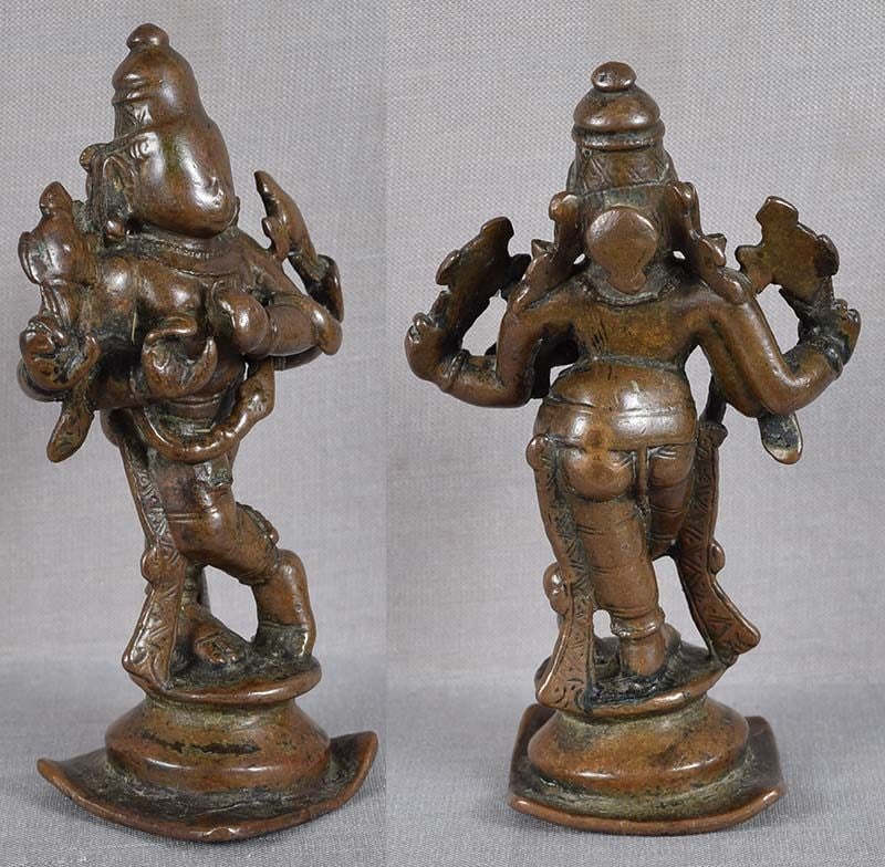 19c Indian bronze KRISHNA VENUGOPALA - 3