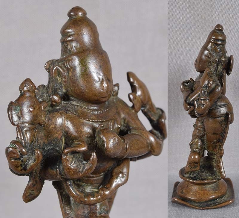 19c Indian bronze KRISHNA VENUGOPALA - 4