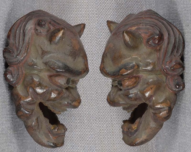 19c netsuke MASK DEMON HANNYA by RYUUN - 2